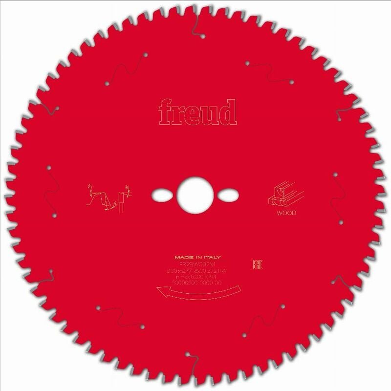 Sägeblatt für Handkreissäge FREUD - Ø305 2,4/1,8 AL30 Z72 BA -5° - F03FS09763 -FR29W002M