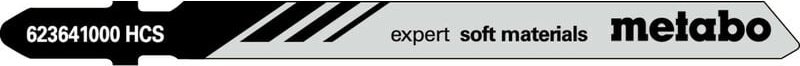 Metabo - 5 Stichsägeblätter 'expert soft materials' 74 mm, hcs 5 Stk