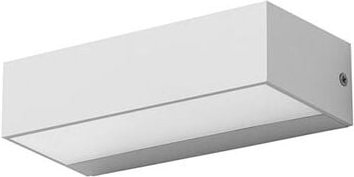Leds-c4 - Ara Small aplique exterior empotrable de paret con luz led blanco calido 3000K en color blanco