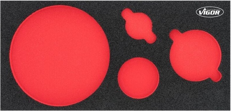 Weichschaumeinlage ∙ leer ∙ V7263-L ∙ l x b x h: 393 mm x 282 mm x 35 mm