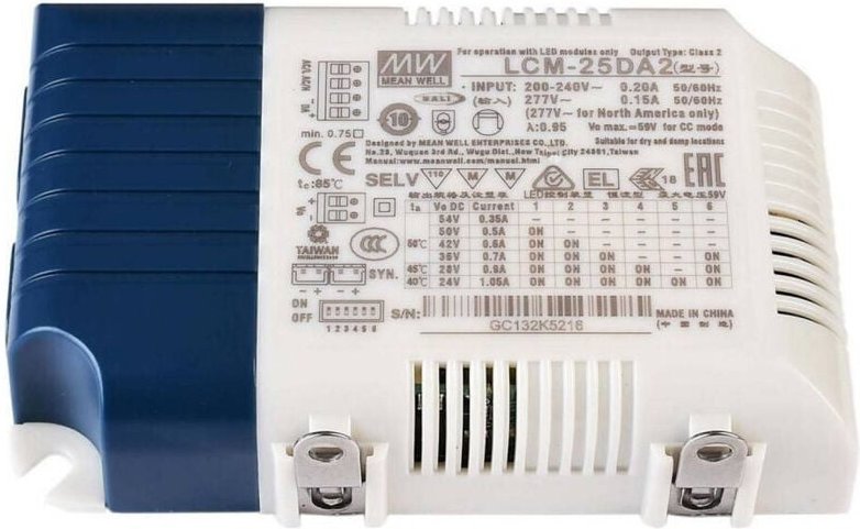 Trade Shop - alimenter max 25 w multicorrente led driver dimmerabile lampade faretti push -