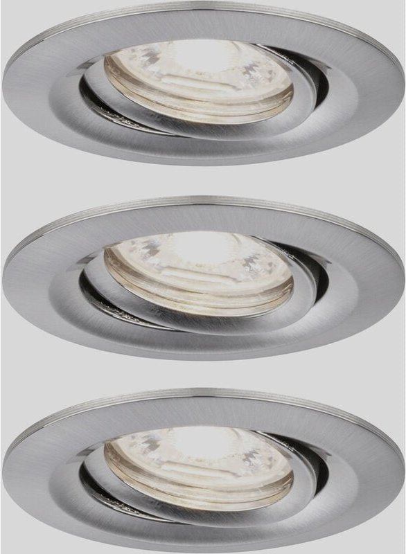 Paulmann - 94295 ebl Nova mini Coin LED-Einbauleuchte 3er Set 4 w Eisen