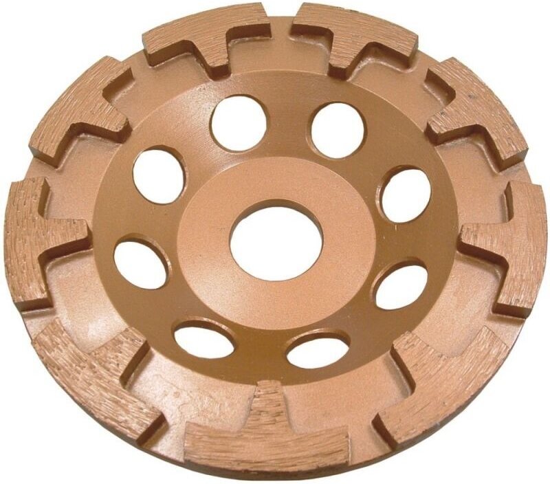 DEDRA - Schleifscheibe für Beton und Stein, 115 mm - T-Segment