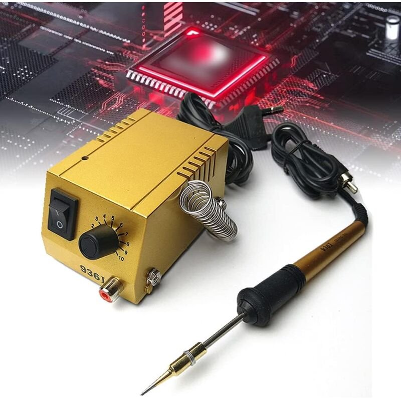 Thumbnail - Lötstation, Hochleistungs-Minilötstation, 10 Geschwindigkeiten, Minilötstation mit einstellbarem Lötkolben, 50-450 °c, b...