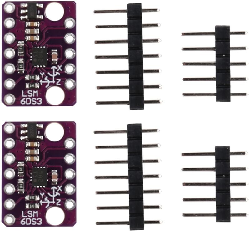 Tlily - 2 StüCk/LOS BMI160 Neueste Beschleunigungsmesser Gyroskop 6 Dof TräGheit Messung Sensoren