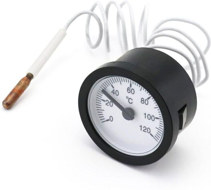 Kapillarthermometer zur Messung von Flüssigkeits- und Dampftemperaturen 0-120 °C