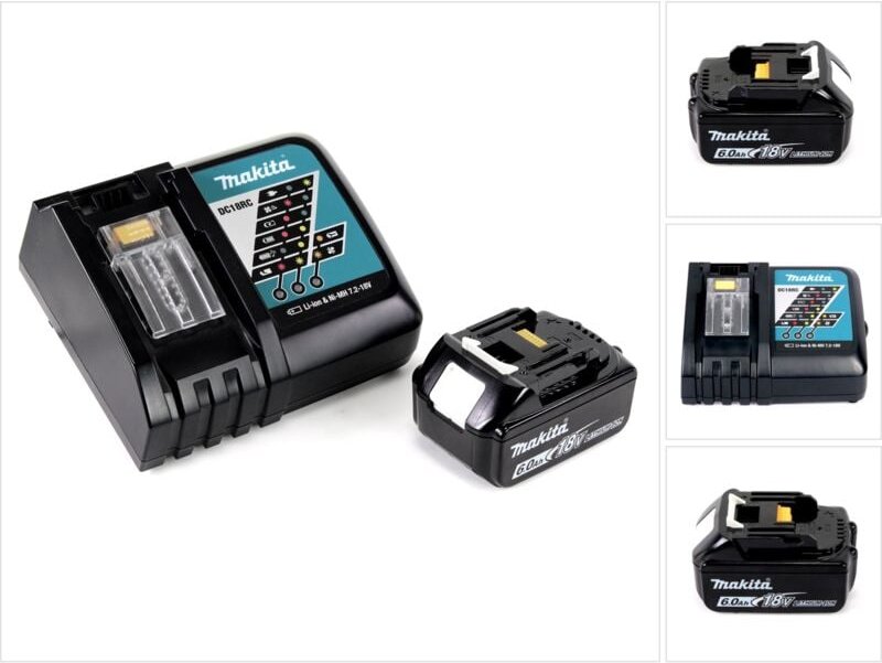 Power Source Kit 18V mit 1x BL1860B Akku 6,0Ah + DC18RC Ladegerät - Makita