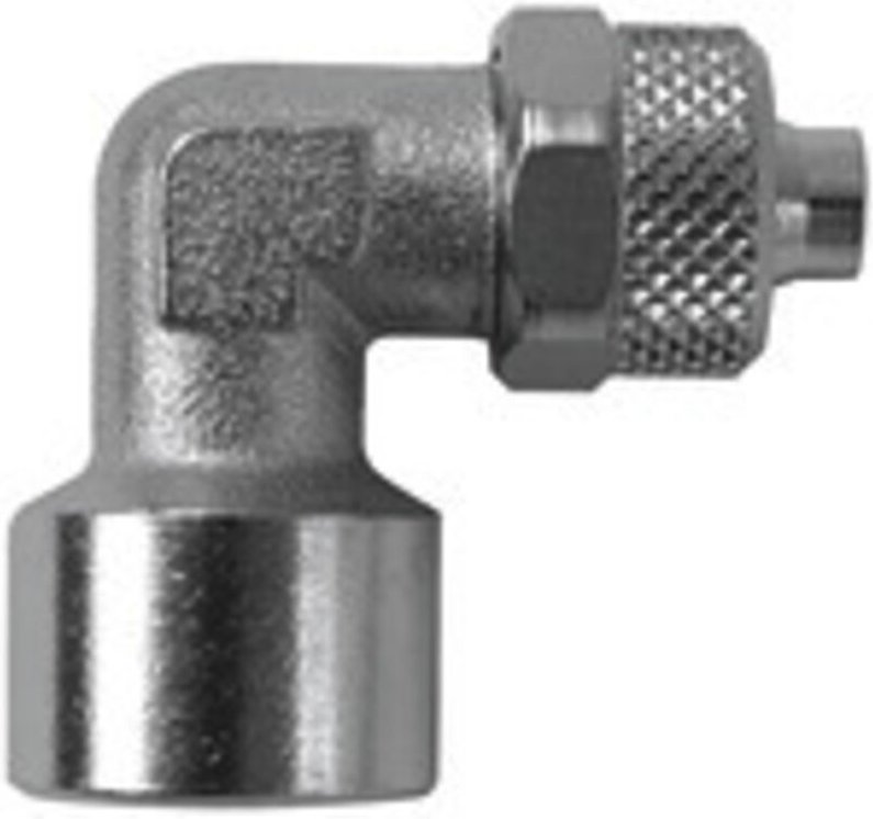 Winkelaufschraubverschraubung »value line« g 1/8, ms v., Schl.6/4 - Riegler