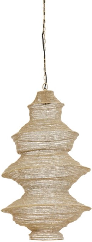 Hängeleuchte - Nakisha - braun - metall - ø 40cm - Light&living