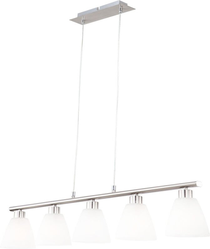 Hängeleuchte - Illimani - nikkel - metall - große - Globo