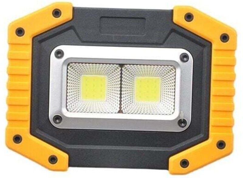 One Piece 10 W wiederaufladbares LED-Flutlicht, Baustellen-Flutlicht, tragbare Laterne, USB-LED-Flutlicht für Camping, B...
