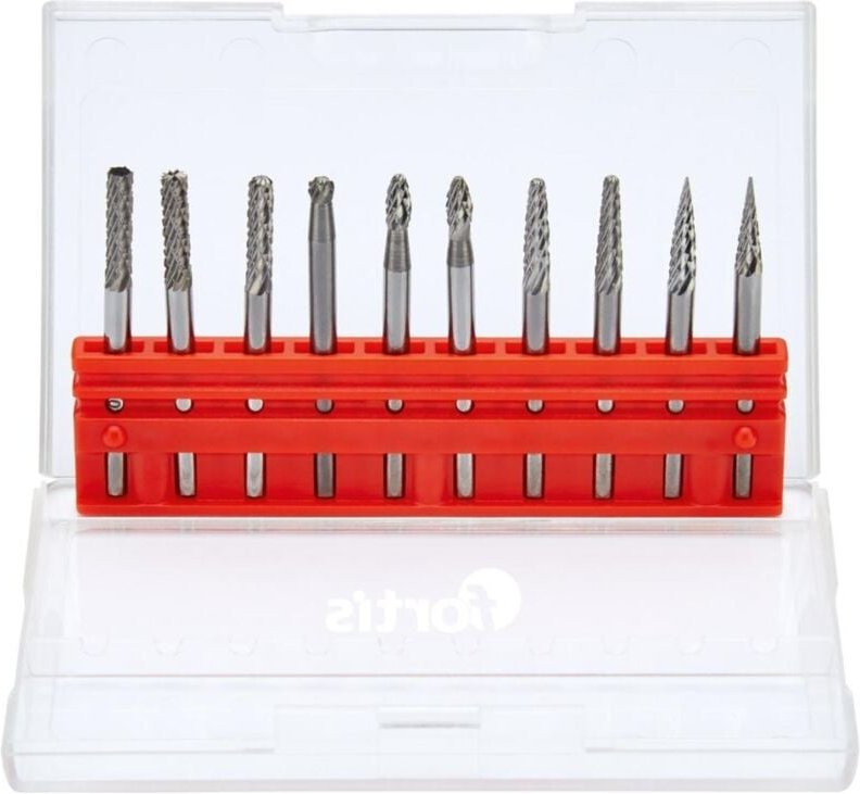 Fortis HM-Kleinfrässtift-Satz 3 mm 10-tlg.