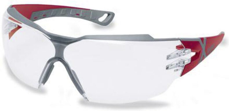 Uvex - Schutzbrille pheos cx2 exc. as af klar rot/grau 9198.258