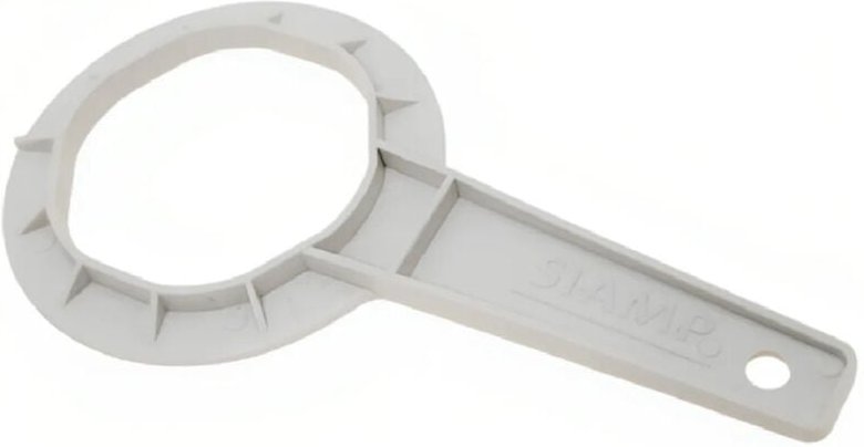 Universal-Spannschlüssel für die Montage von Siamp WC-Spülmechanismen