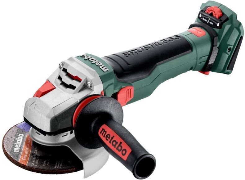 Metabo - Akku-Winkelschleifer wvb 18 ltx bl 15-125 Quick Solo in x 165 l