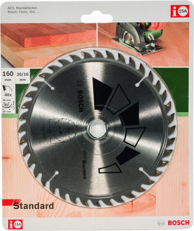 Thumbnail - Kreissägeblatt standard ø 160 mm Bosch 2609256811