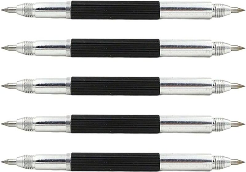 Packung mit 10 Doppelspitzenmarkern für Metall, Glas, Holz - Sollbry