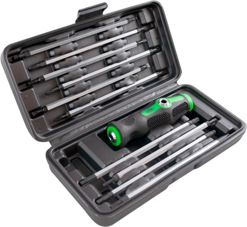 JBM - 20-IN-1-SCHRAUBENDREHERKOFFER mit austauschbarem griff 53010