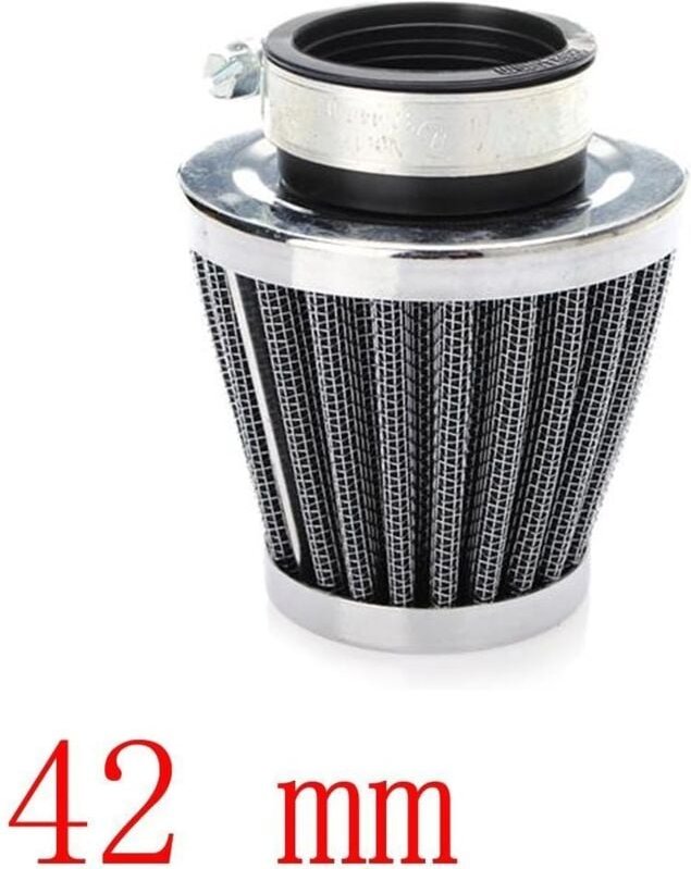 Kaltluftfilter Kurbelgehäuseentlüftung Turbolüfter 42 mm Mini Blau für Auto Motorrad