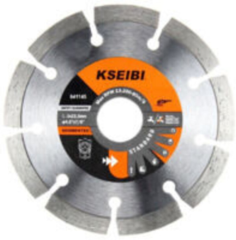 Segmentierte Diamanttrennscheiben für Elektrosägen, 2 Stück 125 mm Universaltrennscheiben für Beton- und Steinmauerwerk,...