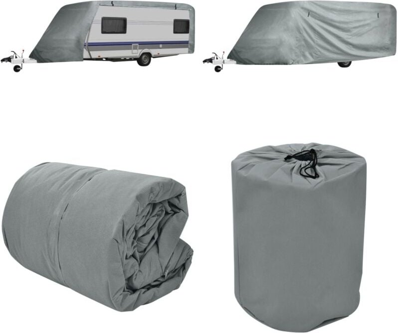 Wohnwagen-Abdeckung Grau Gr. m - Caravan Abdeckung - Caravan Abdeckungen - Home & Living - Grau
