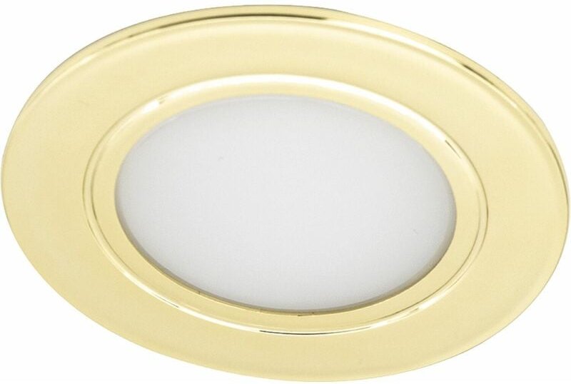 Led Einbauleuchte SL-Mono Spot 4000 k neutralweiß, vermessingt glänzend