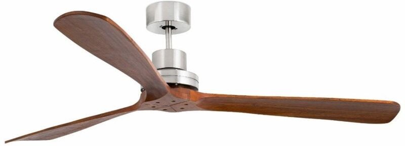 Deckenventilator ohne Licht nickel matt ø 168 cm lantau-g