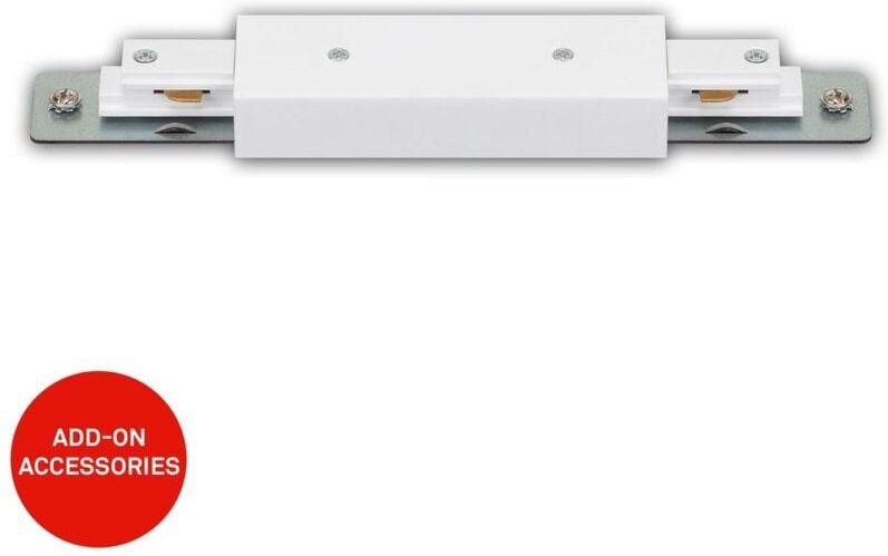 Briloner - Rail Schienensystem, Mitte, Zubehör, Erweiterungskomponente, Weiß, 203 cm