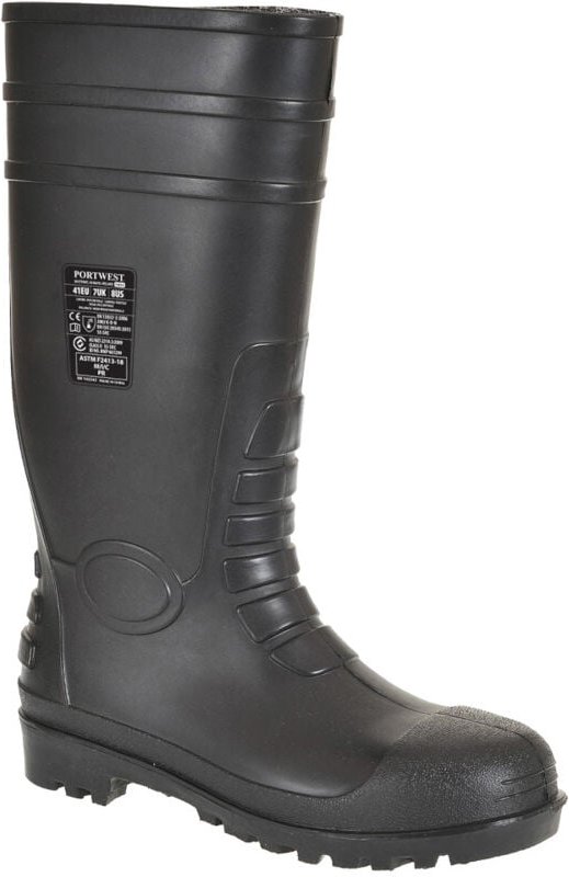 Portwest Arbeitsstiefel S5 mit Stahlkappe Schwarz 44