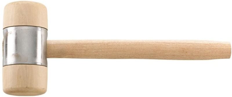 Fortis - Holzhammer din 7462B Kopf-D. 90x180mm mit Metallmantel