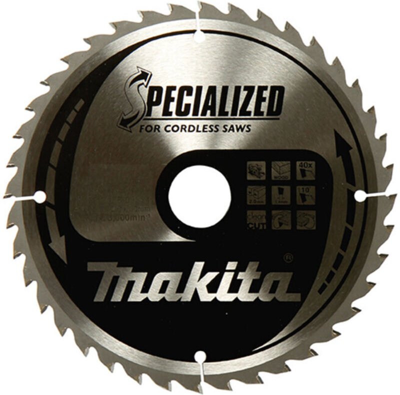 Thumbnail - Hartmetallsägeblatt 136 x 20 mm, 16 Zähne - Makita