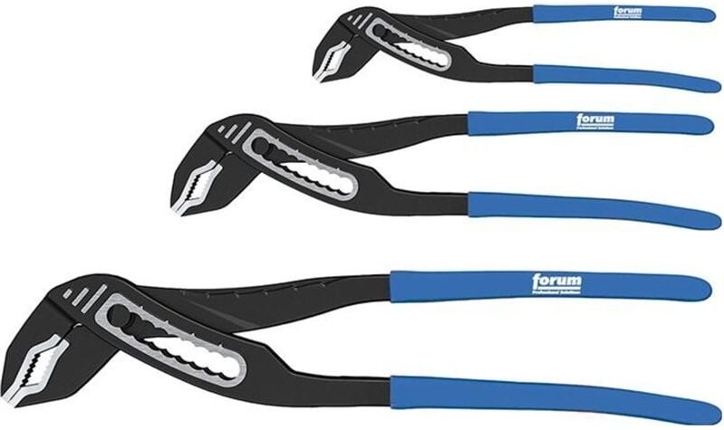 Forum - Wasserpumpenzangen-Set 3-tlg., 180/250/300mm, Kunststoff-Griffe