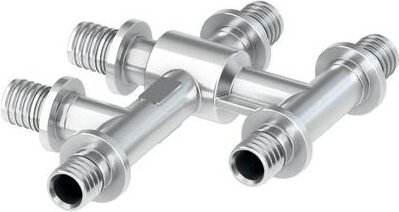 Tece flex Kreuzungsfitting 20x16x20mm, vernickelt