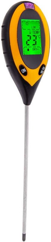 Ymyny - 4-in-1-Boden-pH-Meter, Sonnenlicht, Temperatur, Hygrometer