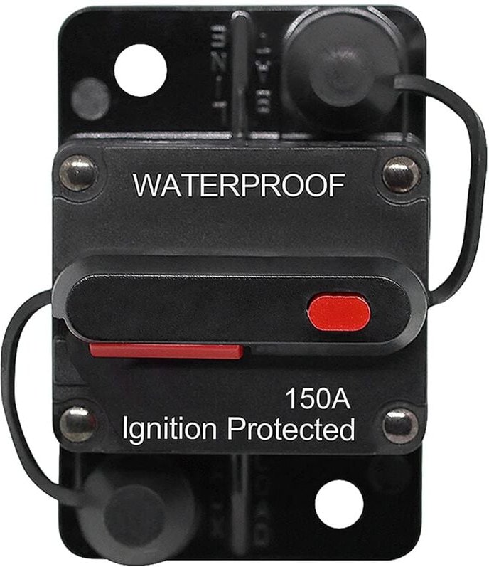 Ersandy - Auto-Leistungsschalter 30 a – 150 a, dc 12 v – 48 v, wasserdichter Leistungsschalter mit manueller Rückstellun...