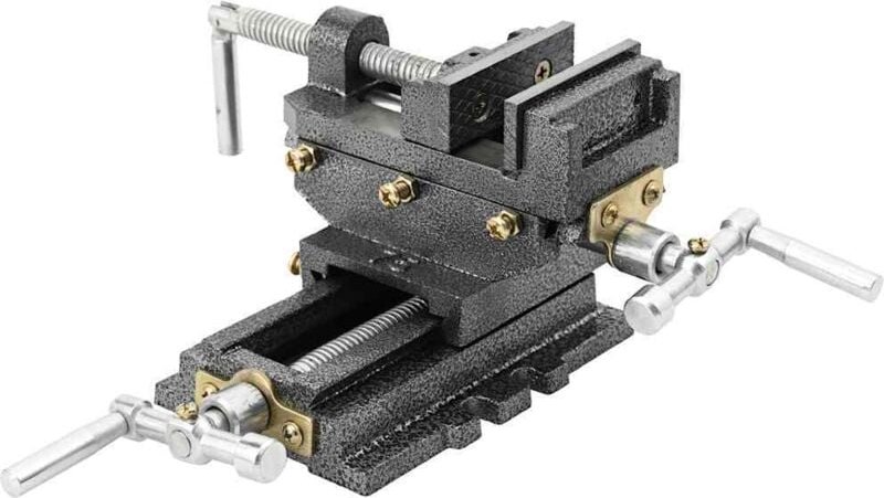 Schraubstock Kreuztisch Handbetrieben 70 mm Vidaxl