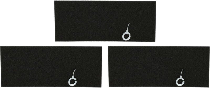 3x Staubsaugerfilter kompatibel mit Bosch logo collection hepa bag & bagless 2000W BSG6208COE04 Staubsauger - Schaumstof...