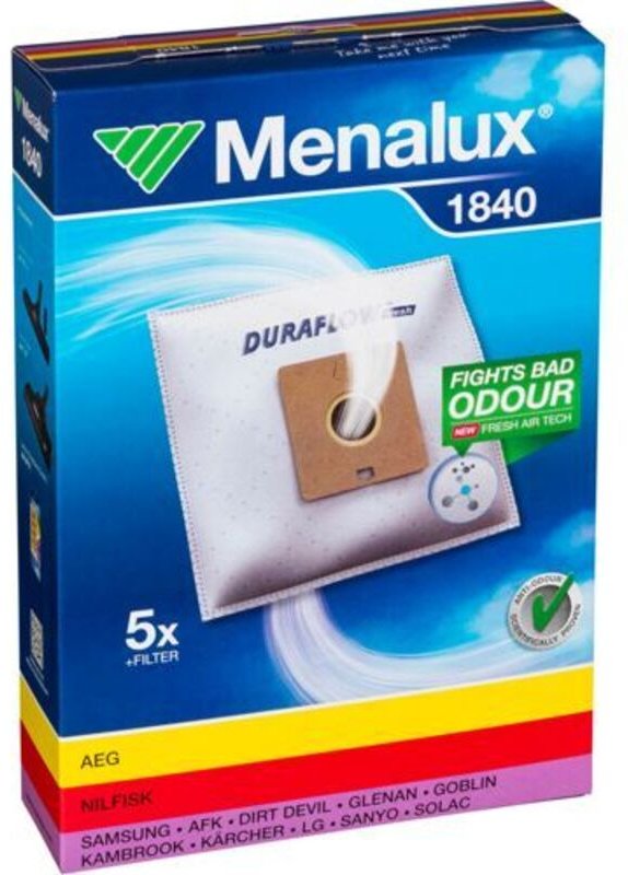 Ersatzteil - Original-Karton mit 5 Beuteln - - tornado, samsung, progress, glenan, severin, dirt devil, electrolux, trio...