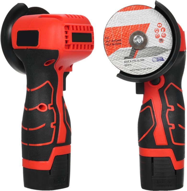 Eosnow Schnurloser Winkelschleifer 7000 U / min elektrisches Schleifwerkzeug Mini mit 1 PCS 16,8 V 2000mAh Batterie und ...