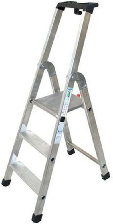 Profi Stehleiter 7 Stufen - Maximale Arbeitshöhe 3.59m - Q50/7