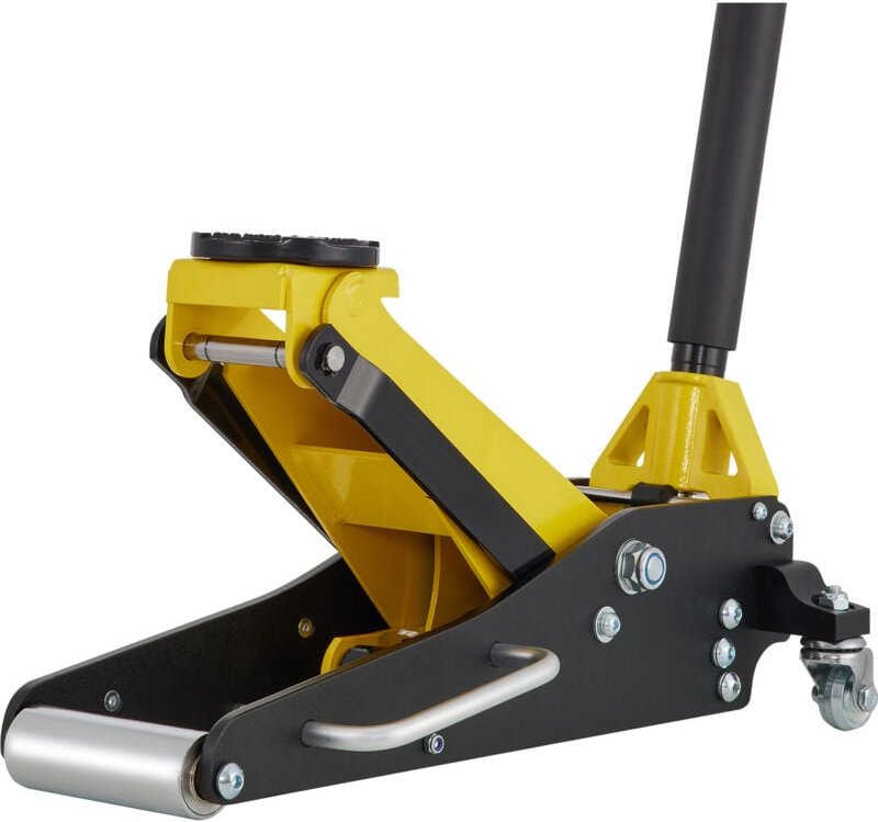 1,5 Tonnen Wagenheber mit niedrigem Profil, Rennwagenheber aus Aluminium und Stahl mit Doppelkolben, Schnellhubpumpe, Hu...