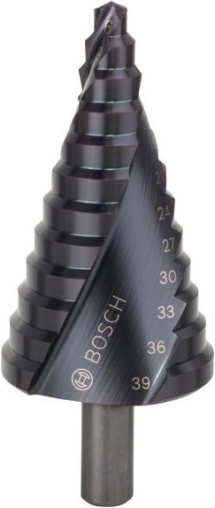 Stufenbohrer HSS-AlTiN, 6 - 39 mm, 10 mm, 93,5, 12 Stufen - Bosch