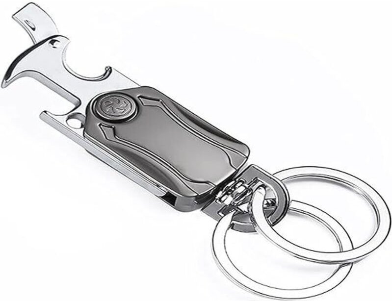 Schlüsselanhänger, Multifunktionaler Schlüsselanhänger, 1 Stück Herren-Auto-Schlüsselanhänger Karabiner Flaschenöffner M...