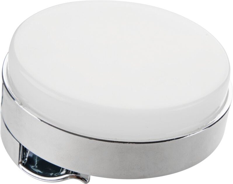 LED-Klemmspot für Flachspiegel / Maße (Durchmesser): ca. 7,3 cm / inklusive Vorschaltgerät / runde LED-Leuchte für Spieg...