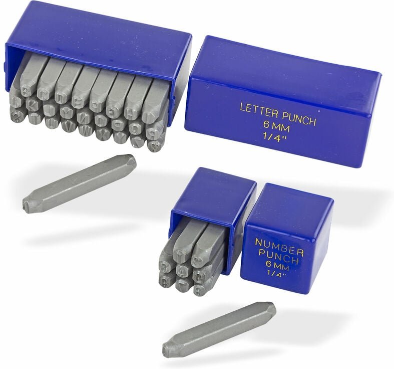 Schlagzahlen - Set 6mm 36tlg