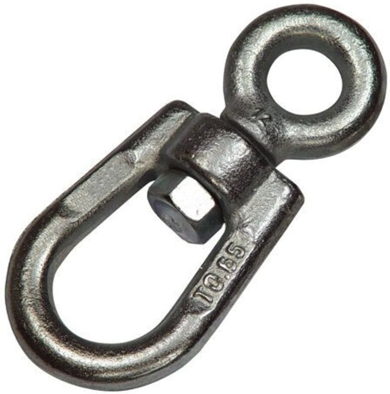 Einfacher Drehschäkel aus Stahl 6 mm