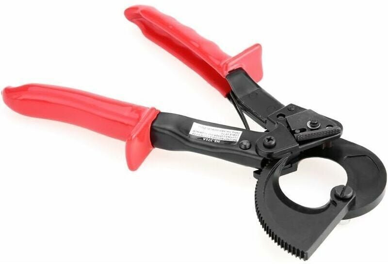 240 mm² Ratschen-Kabelschneider, professionelles, robustes Drahtschneide-Handwerkzeug zum Schneiden von Kupfer- und Alum...