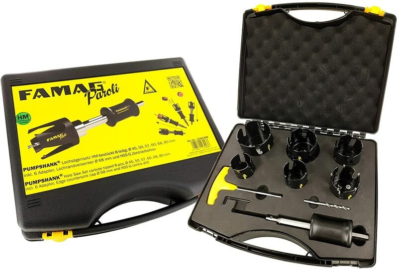 FP - Famag Lochsägensatz-Universal-HM paroli + Pumpshank