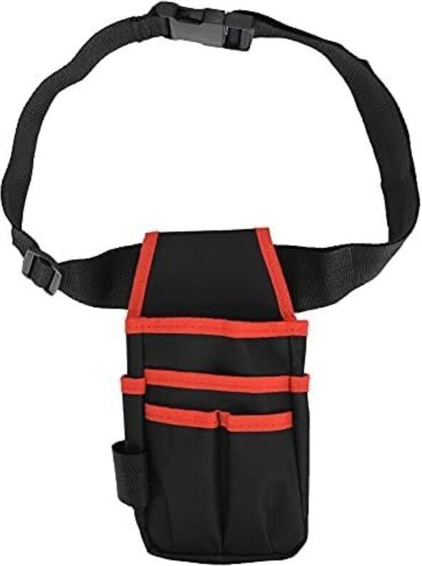 Werkzeuggürteltasche, 13 x 26 cm, mit 6 Taschen aus Oxford-Gewebe, Werkzeuggürteltasche für kleine Reparaturwerkzeuge, A...