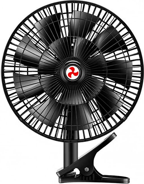 Bluedeer - 11 Zoll 24V 7-Blatt-Lüfter beweglicher Träger-Auto Ventilator oszillierende Auto Lüfter Kühler Selbstkühler V...